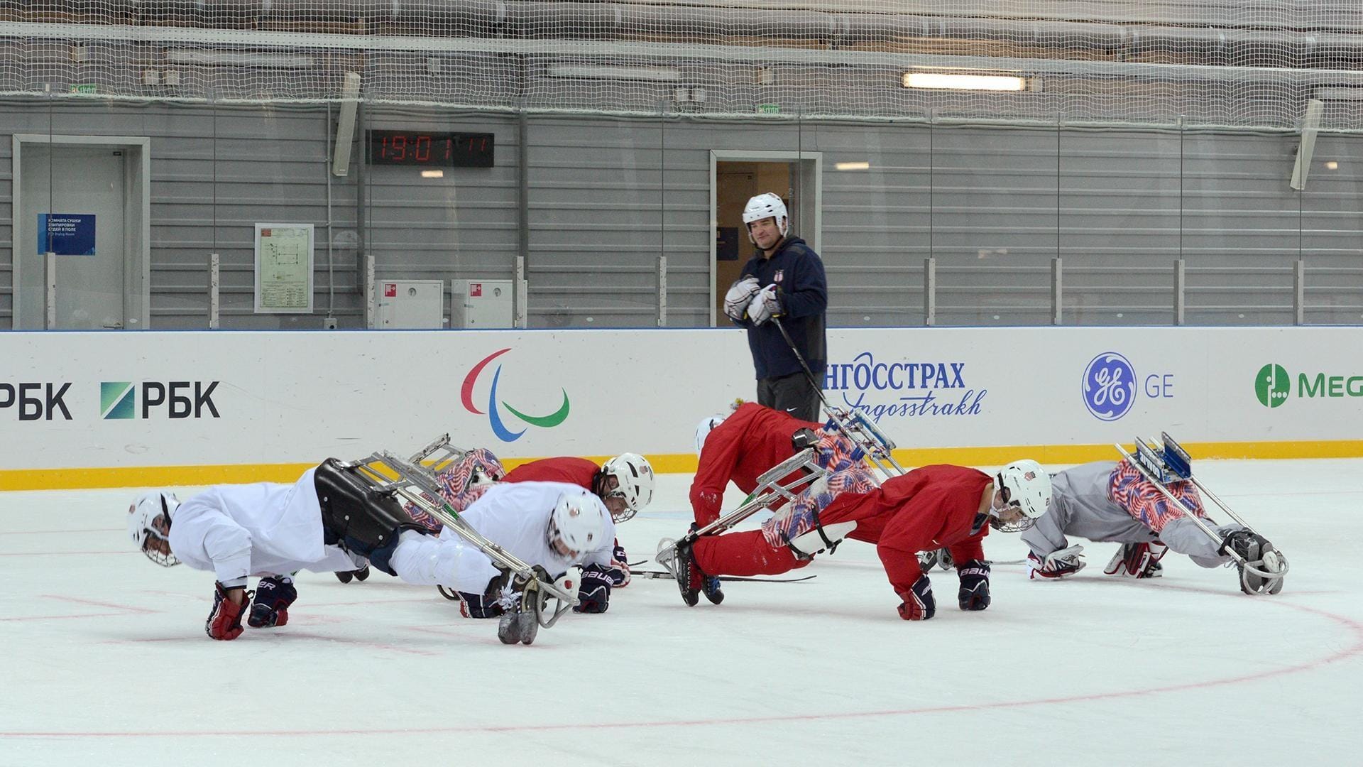 Train to be a Paralympic sled hockey player.