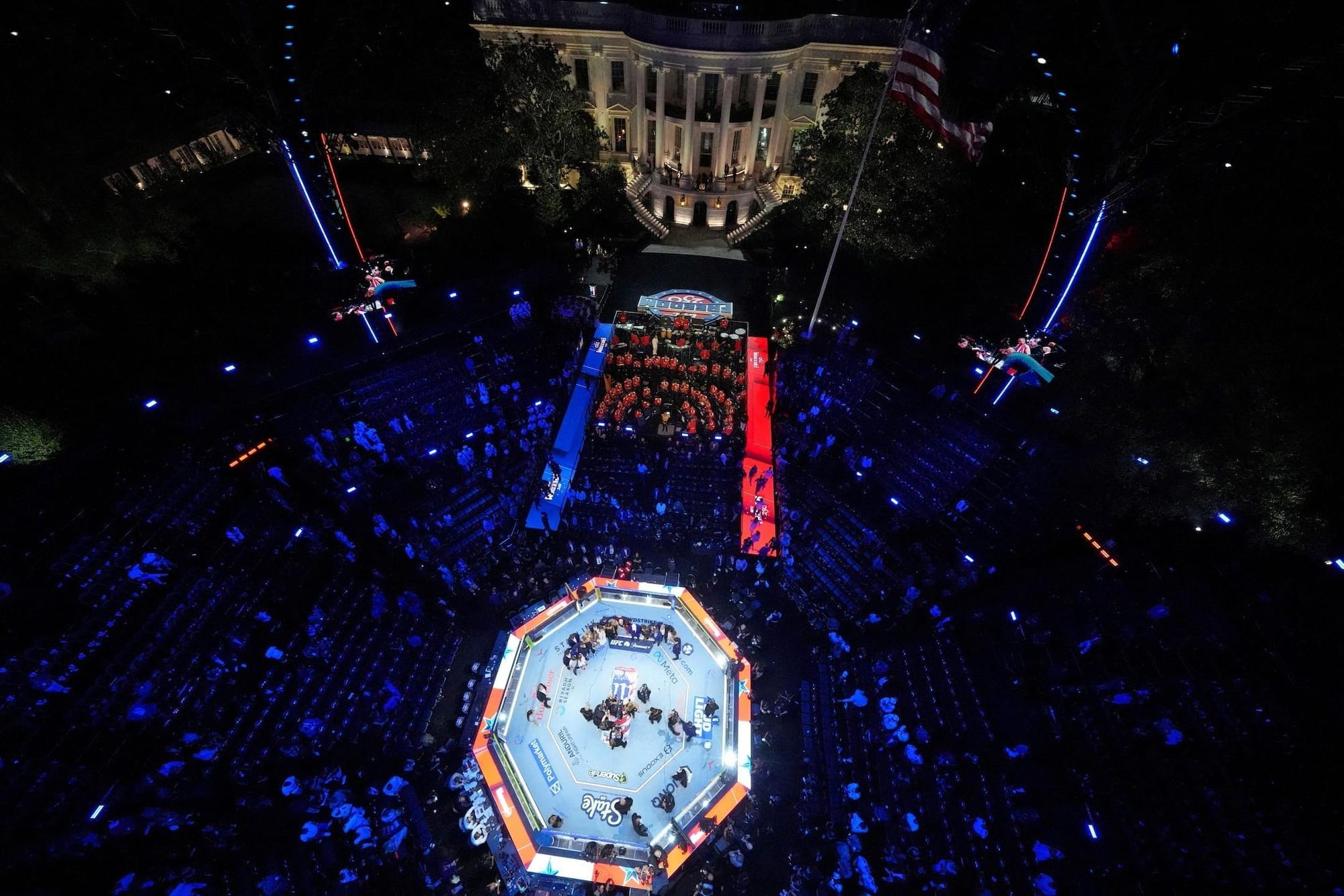 DOJ: 5 arrested over plot to attack White House UFC event