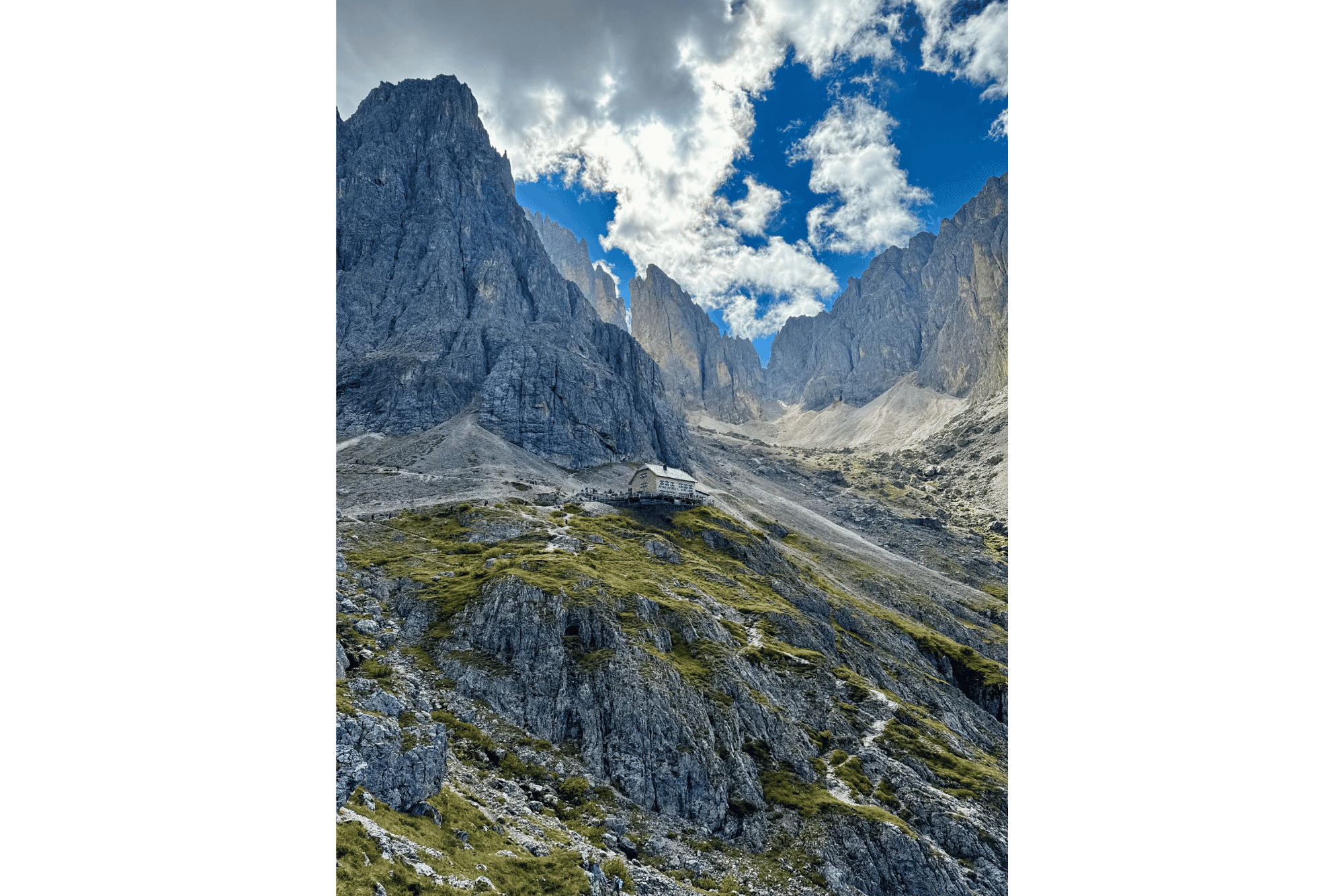 A hut on a mountainside