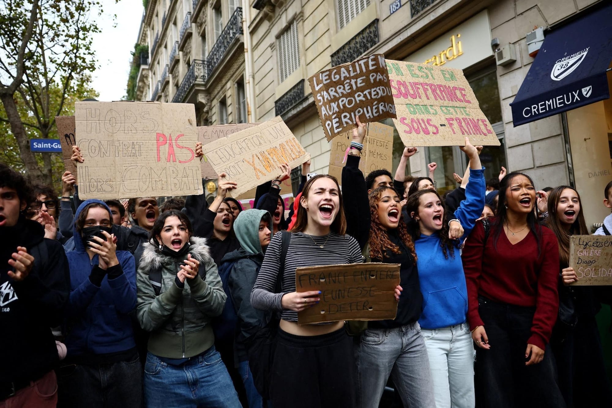 Why French students are flooding the streets in protest