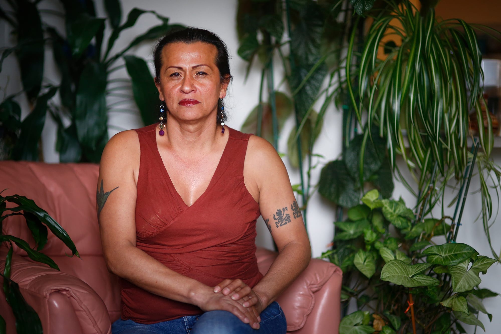 Kassandra Gonzalez Espinoza, photographed in her apartment in White Center on March 17, 2018.