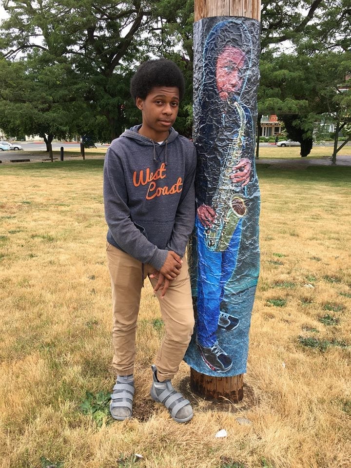 Jasmine Iona Brown's Black Teen Wearing Hoodie