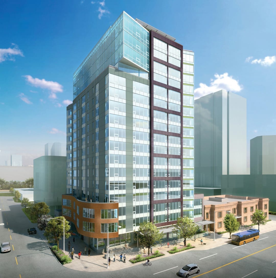 The Alto at Third Avenue and Cedar Street, one of the harbingers of the current high-rise boom.