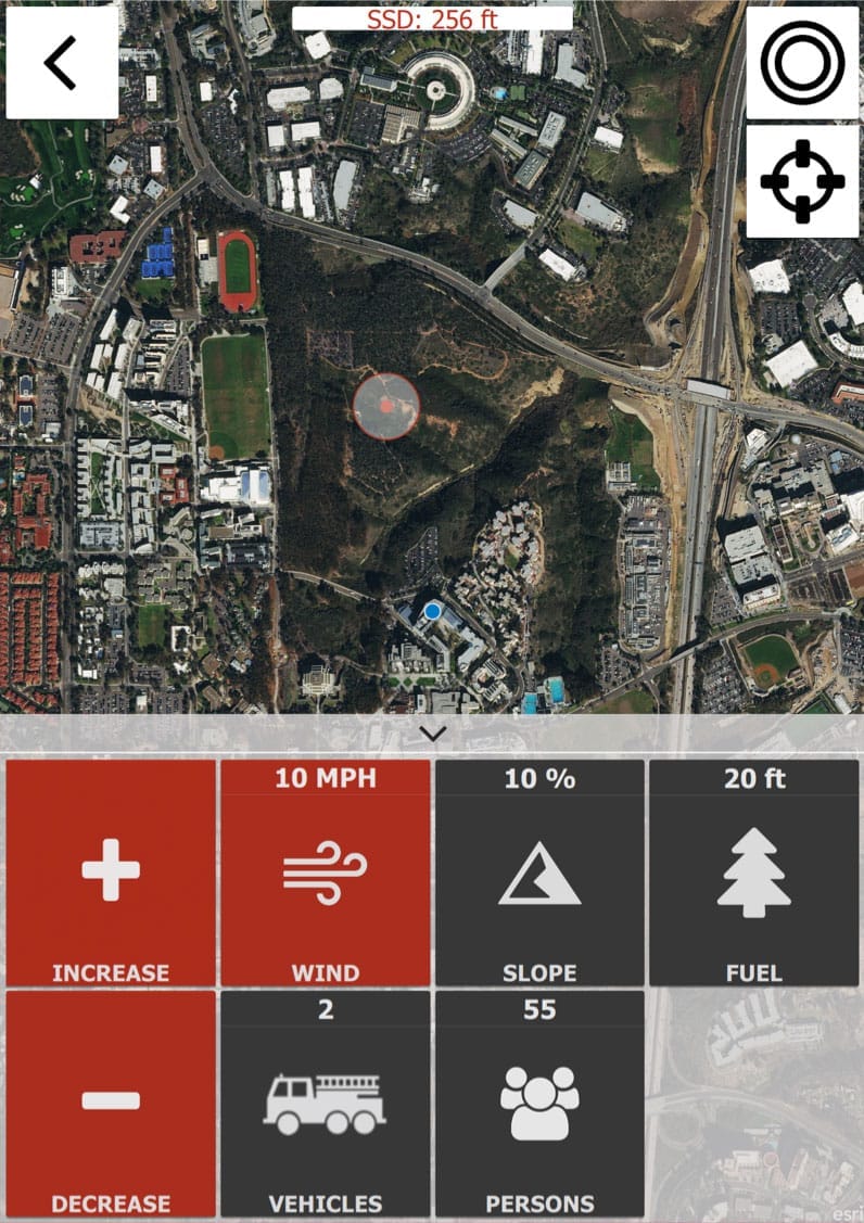 Forest Service app interface