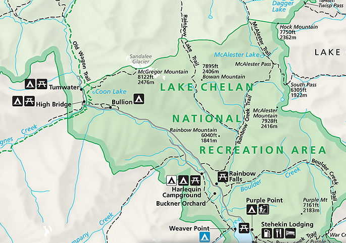 coon lake map