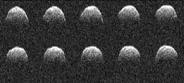 Radar images of Bennu