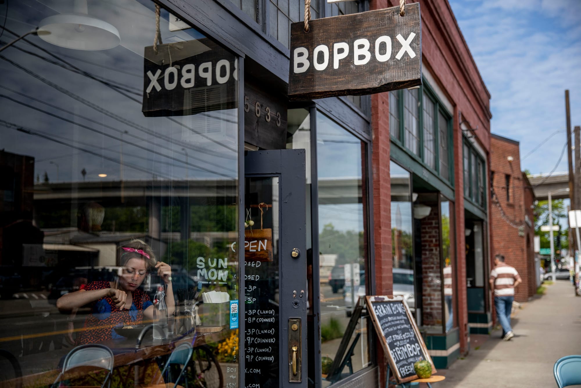 Bopbox in the Georgetown neighborhood of Seattle on May 8, 2019. (Photo by Dorothy Edwards/Crosscut)