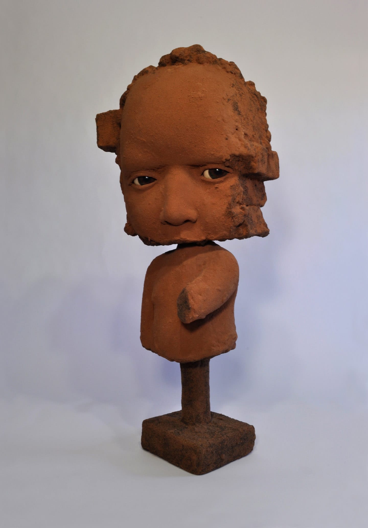 Christine Golden, “Building Blocks” (2018), mixed media PHOTO CREDIT: Courtesy of Abmeyer + Wood Fine Art