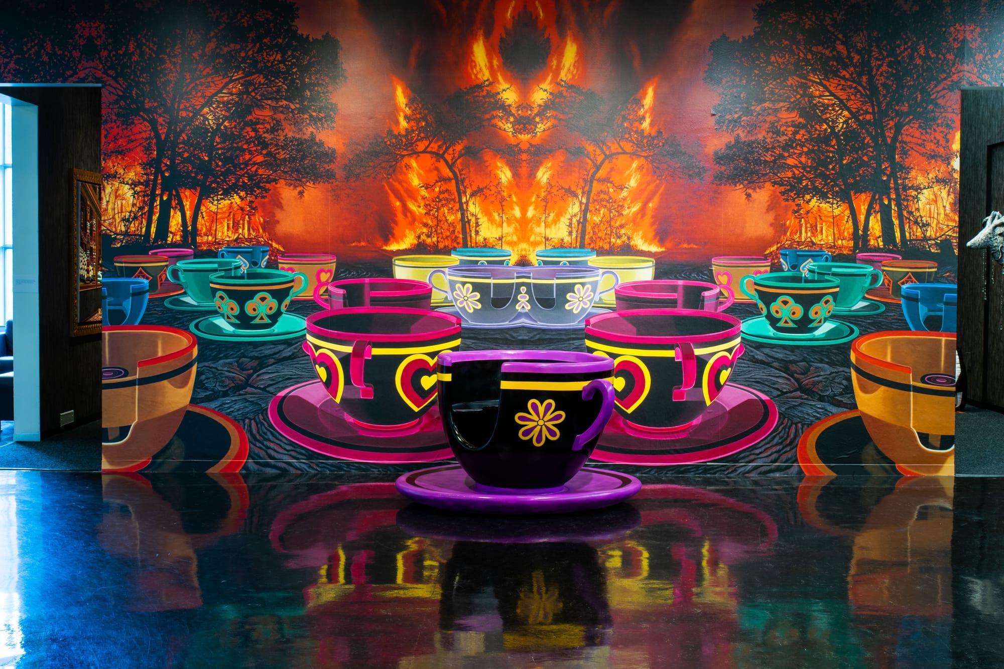 Burning teacups