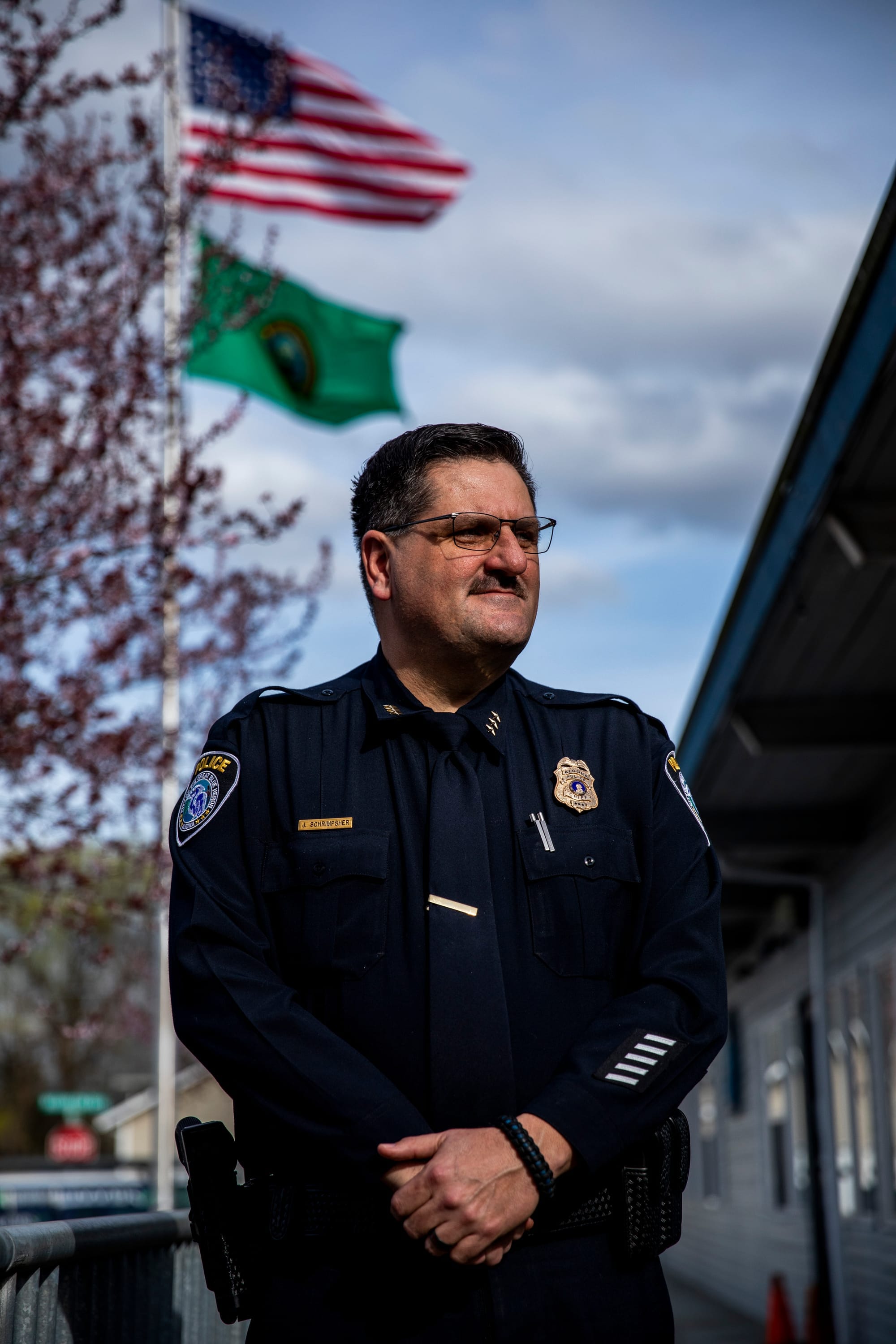Police Chief James Schrimpsher of the city of Algona, Washington
