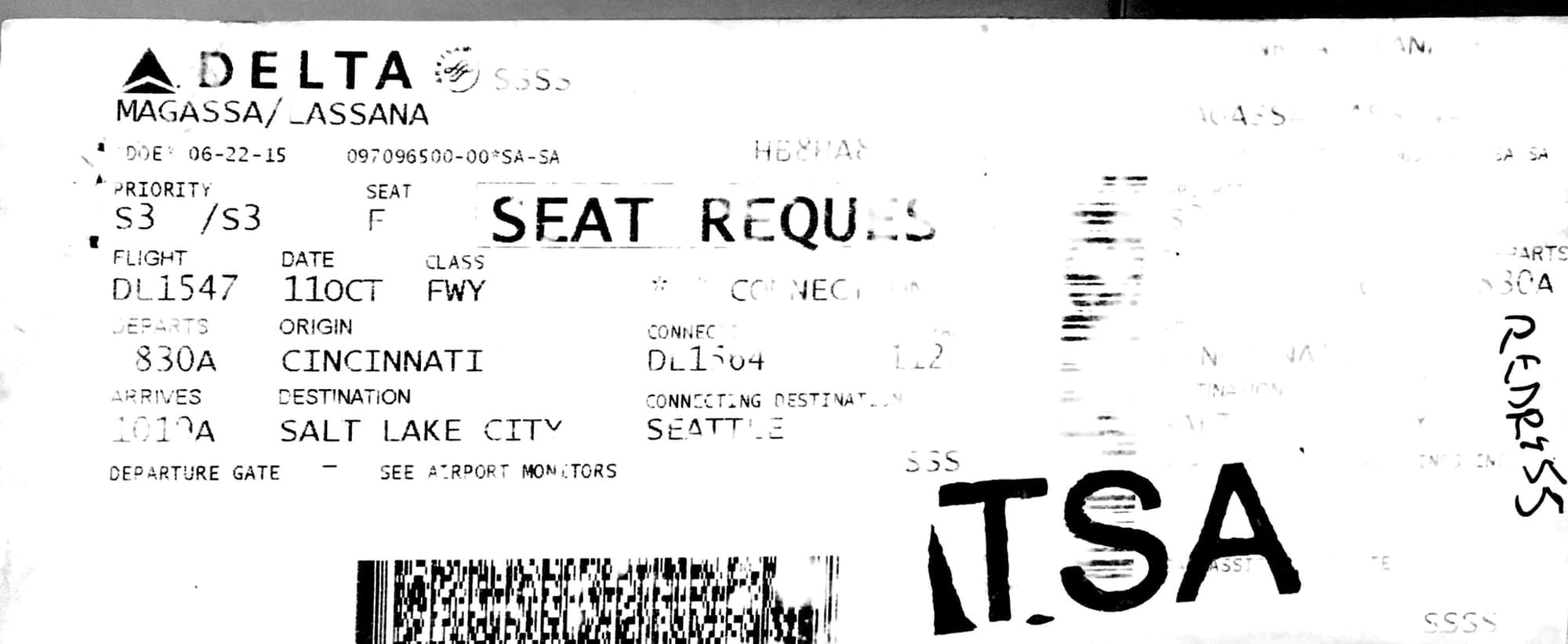 Magassa missed two flights traveling from Berlin back to Seattle.