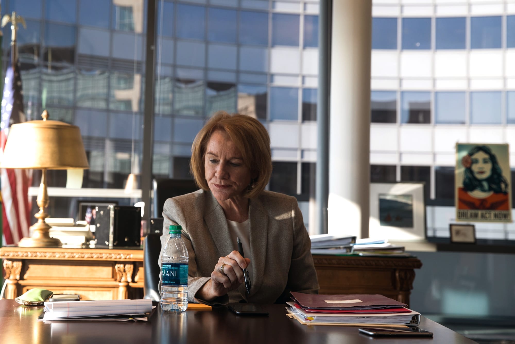 Durkan in her office 