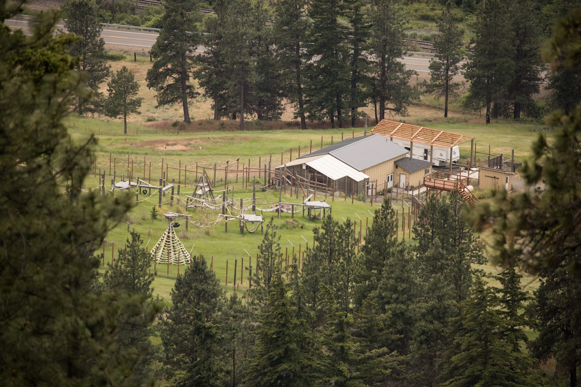 Chimpanzee Sanctuary Northwest near Cle Elum, Washington, June 7, 2018. 