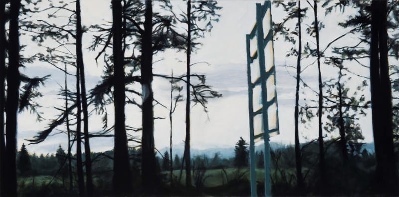 Molly Magai's painting Oregon Roadside