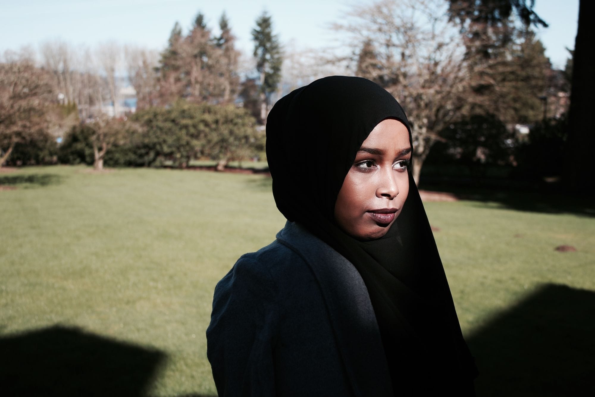 High school student Ahlam Ibraahim.