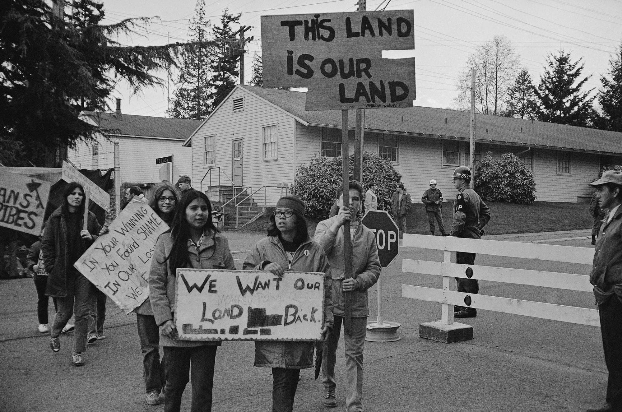 Protesting youth in 1970