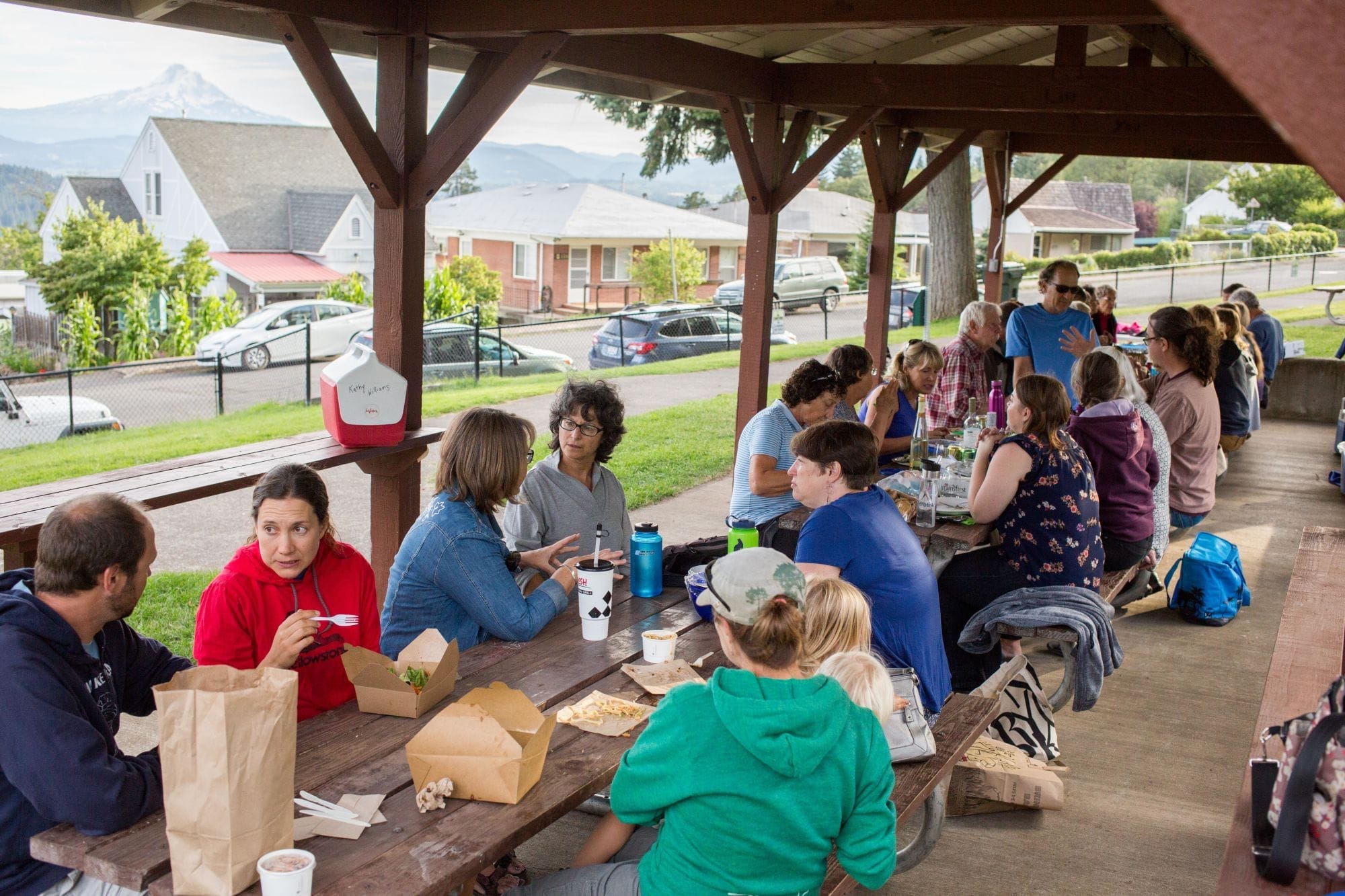 Members of the Columbia Gorge Women's Action Network