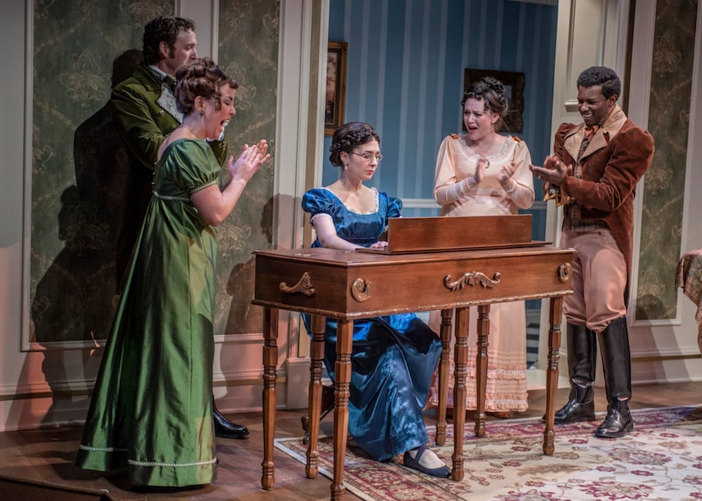 The cast of Miss Bennet: Christmas at Pemberley