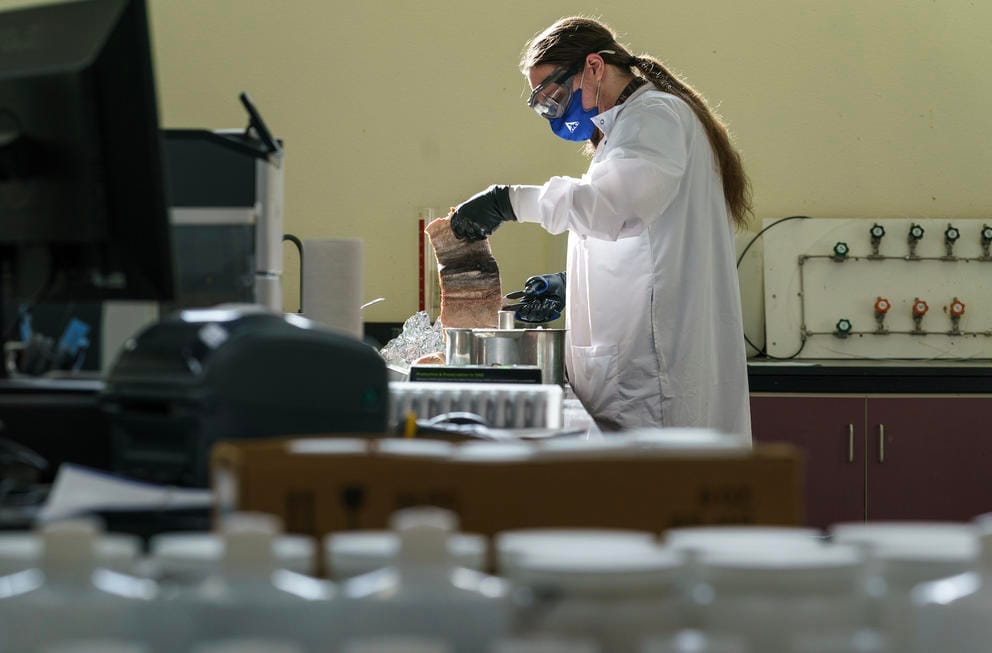 A scientist in a lab