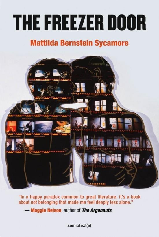 Book cover depicting two silhouettes filled with apartment windows, an artwork by David Wojnarowicz