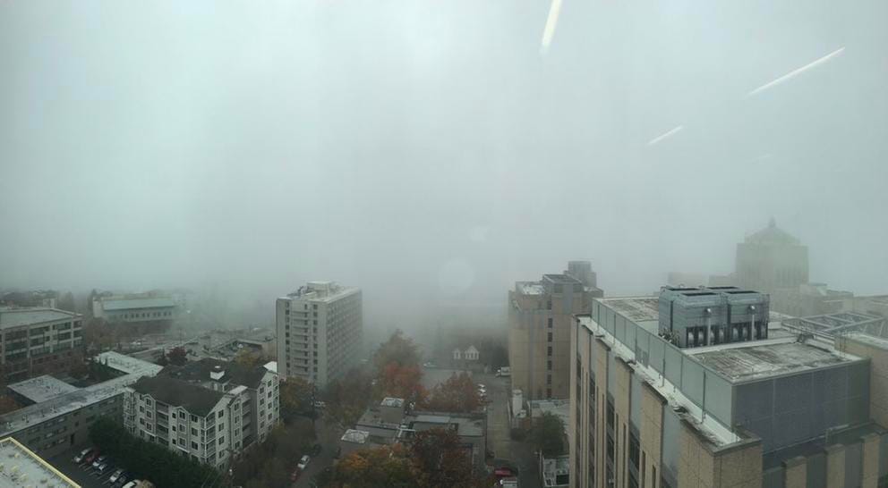 seattle foggy