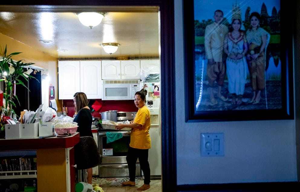 Nary in her kitchen