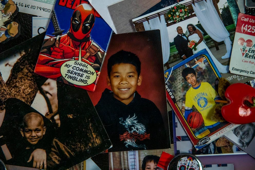 A photo of Jesse Saray surrounded by other pictures