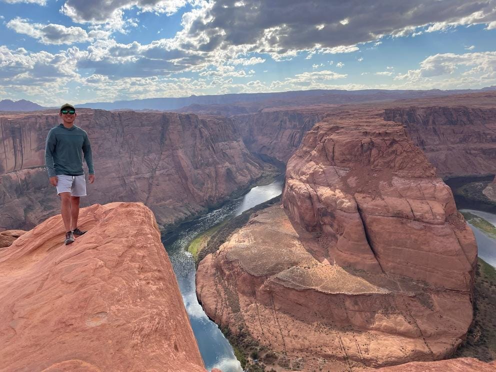 Michael Chan in Horseshoe Bend, Arizona