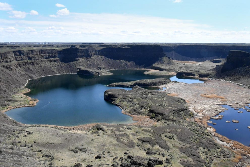 A view of Dry Falls