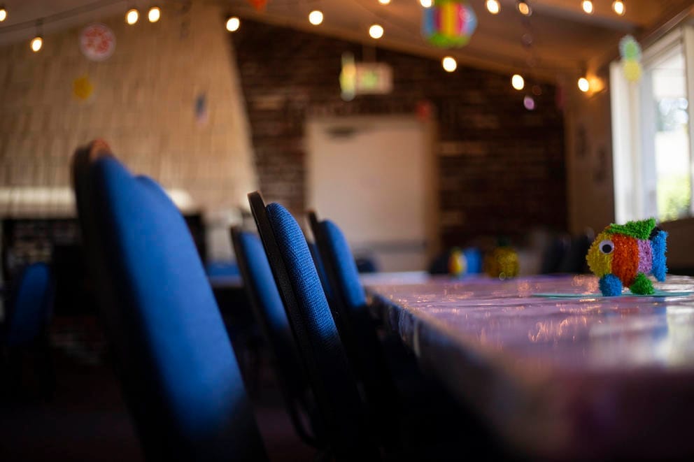 a gathering place for meetings at Hilltop Community Church in Oregon City