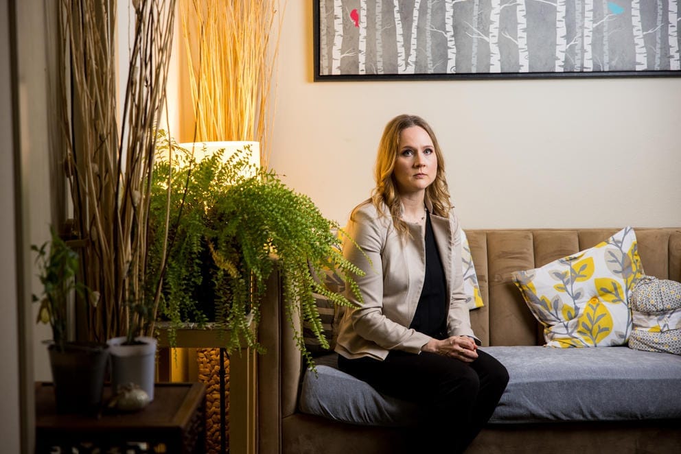Sara Weelborg poses in her office
