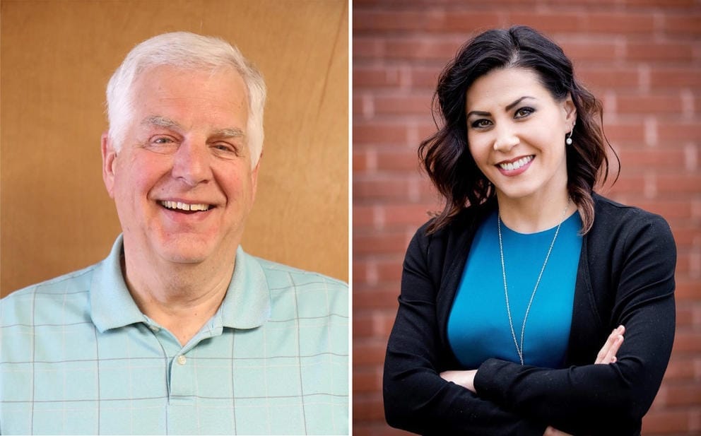 Yakima District 5 City Council candidates Rick Glenn and Soneya Lund.