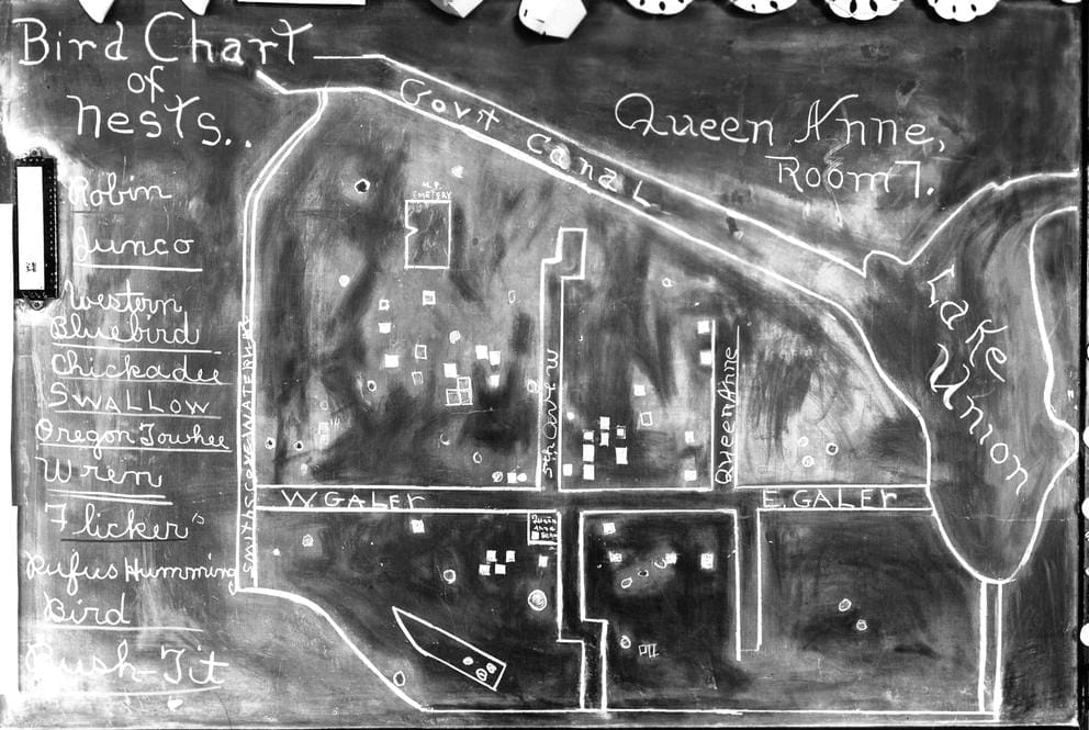 Map of Birds in the Queen Anne neighborhood