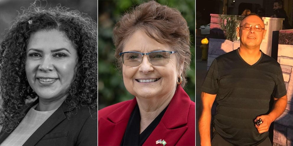 Ana Ruiz Kennedy (D), Deb Manjarrez (R) and Eddie Perez (no party preference).