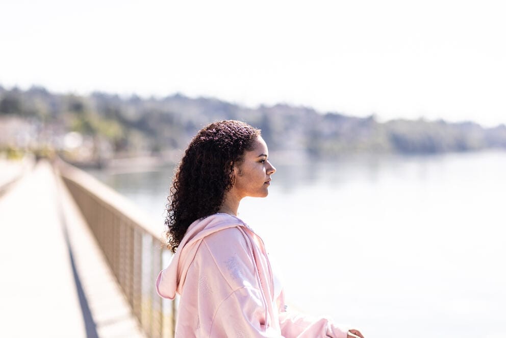 Hannah Power is photographed at Redondo Park near her home in Federal Way, Wash.
