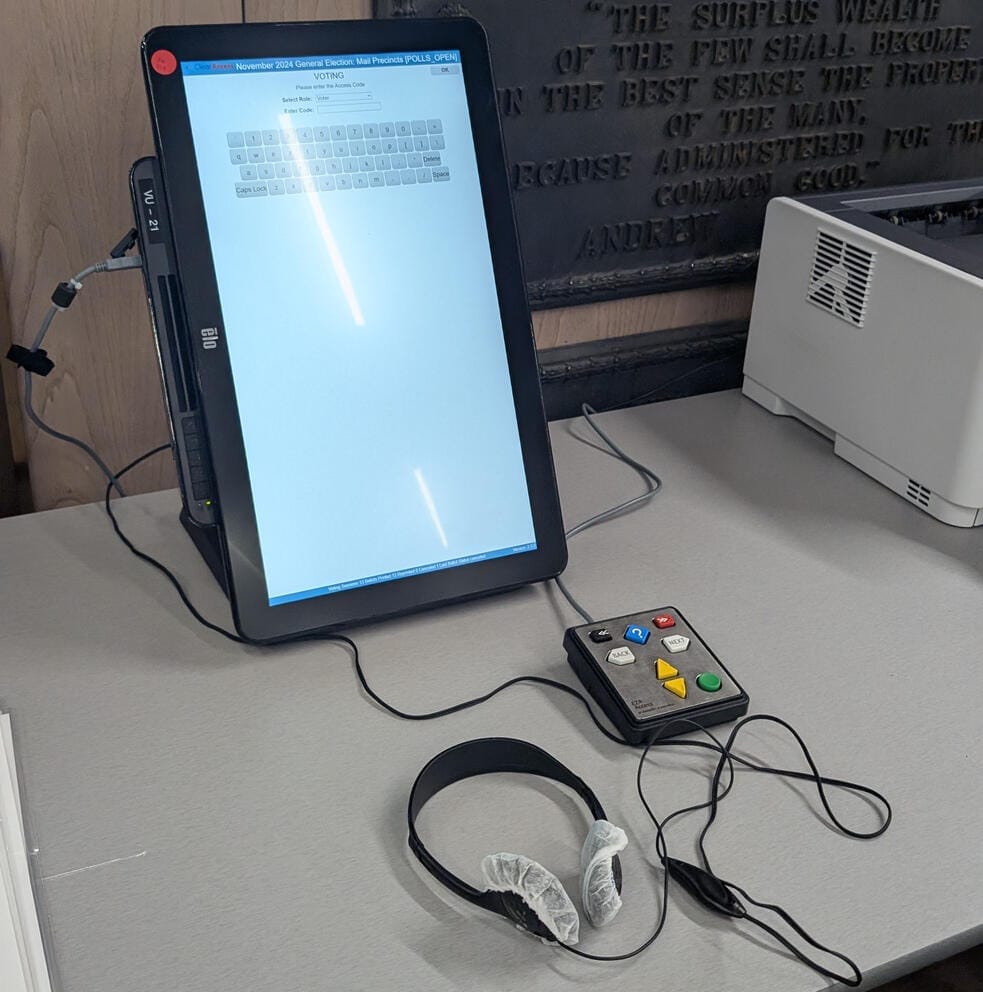 An Accessible Voting Unit