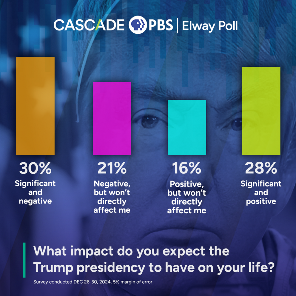 More respondents said Trump would negatively impact their lives