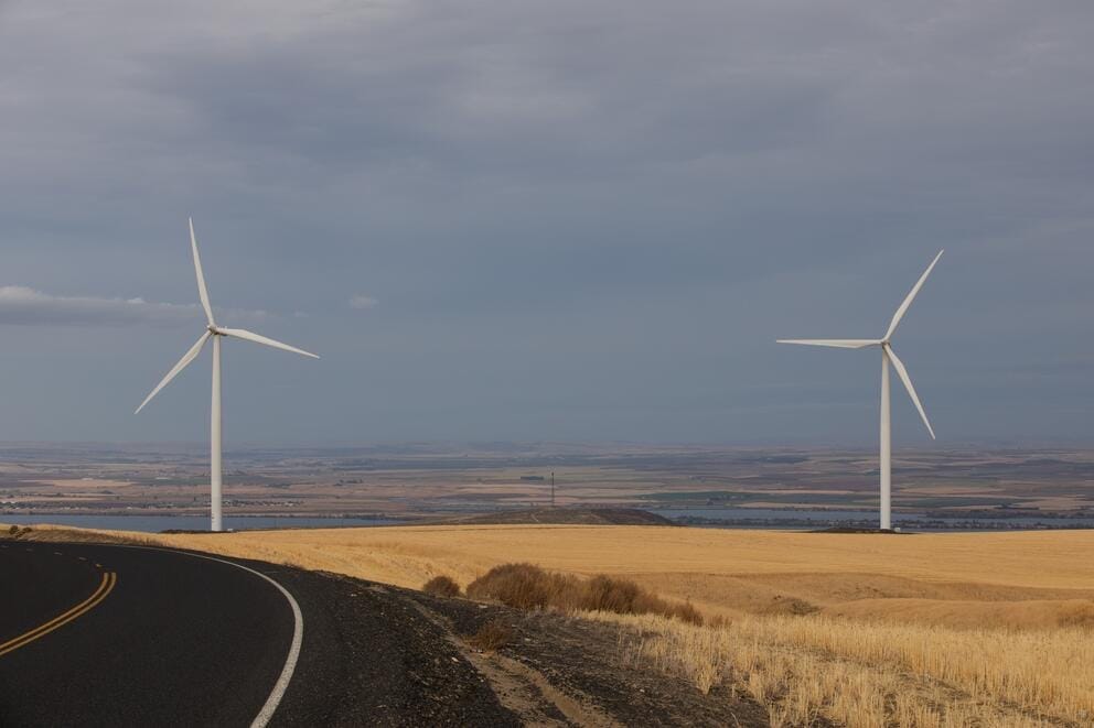 wind turbines