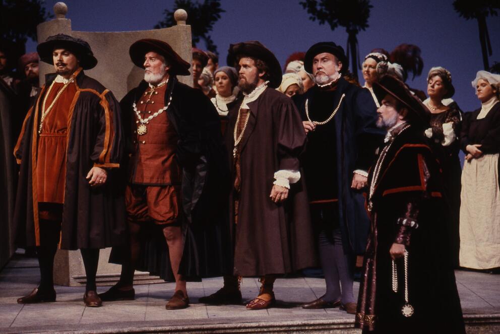 A costumed opera section