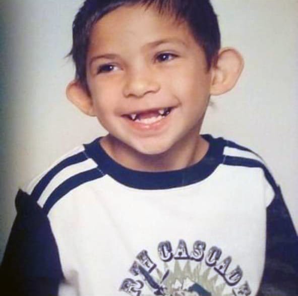 Andres “Dre” Thornock as a toddler.