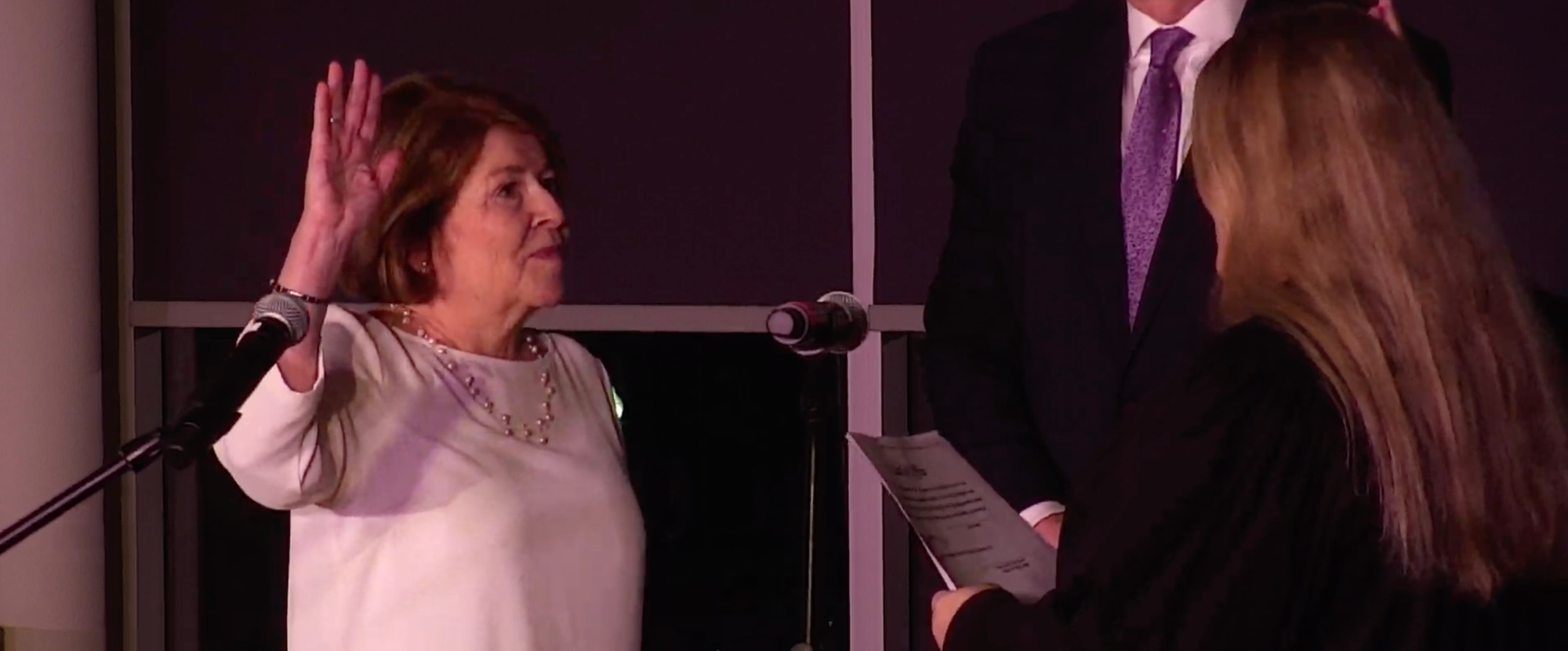 Lisa Brown takes the oath of office
