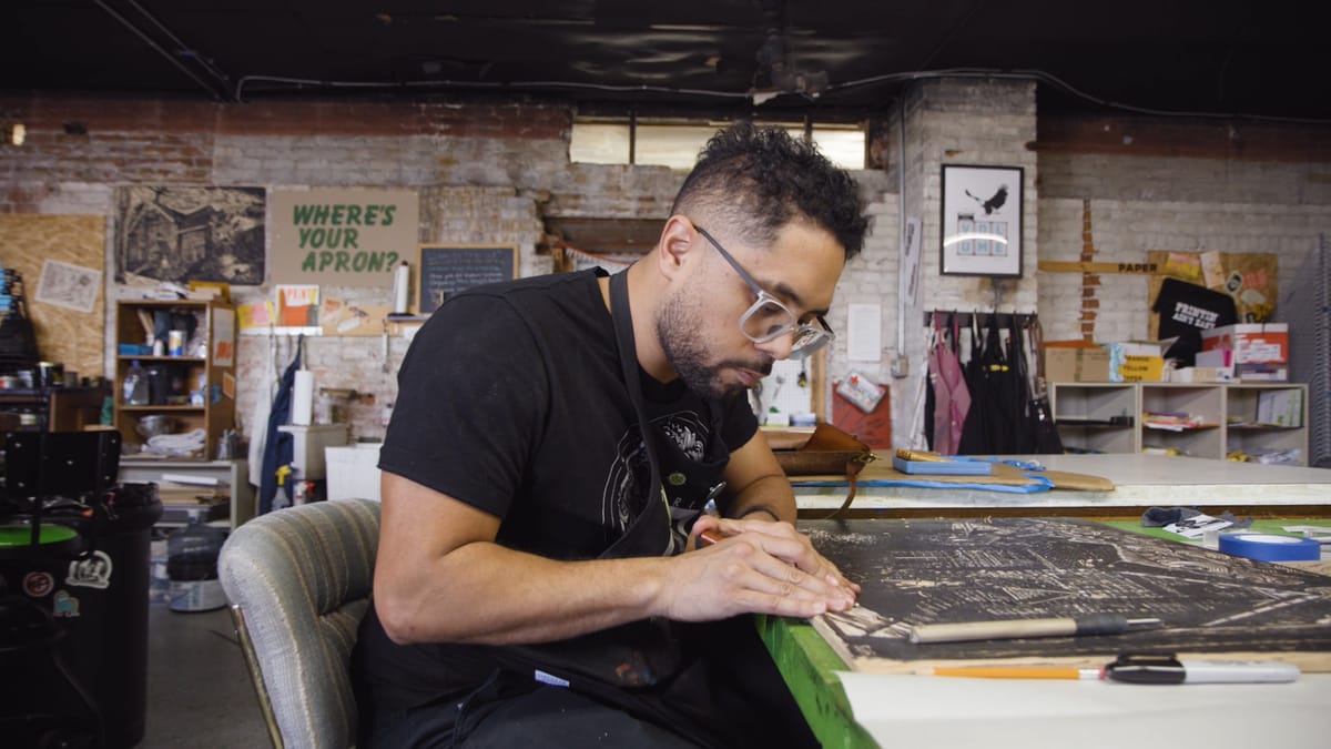 Art by NW: Reinaldo Gil Zambrano carves bold explorations of home