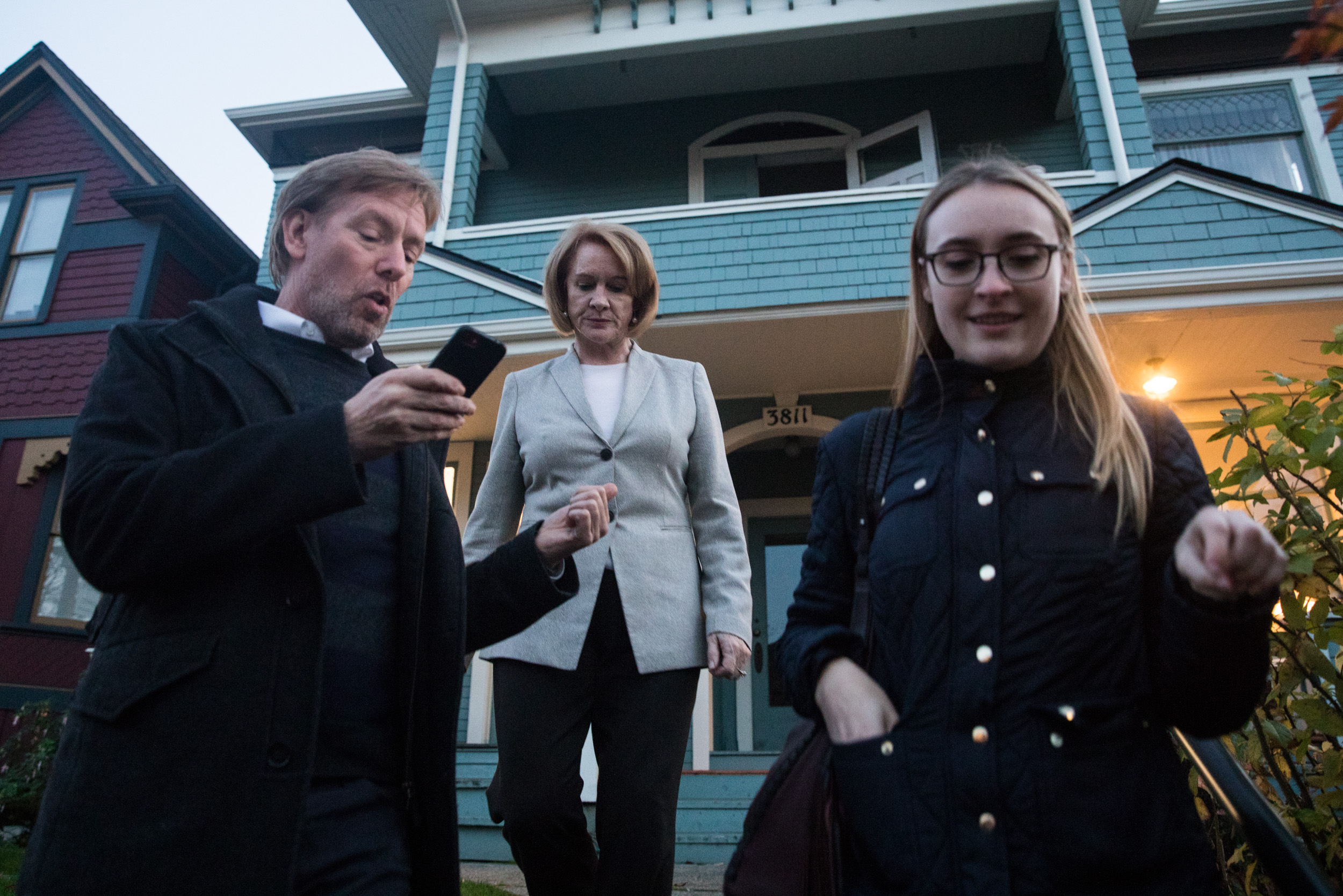 Durkan on Columbia City walk