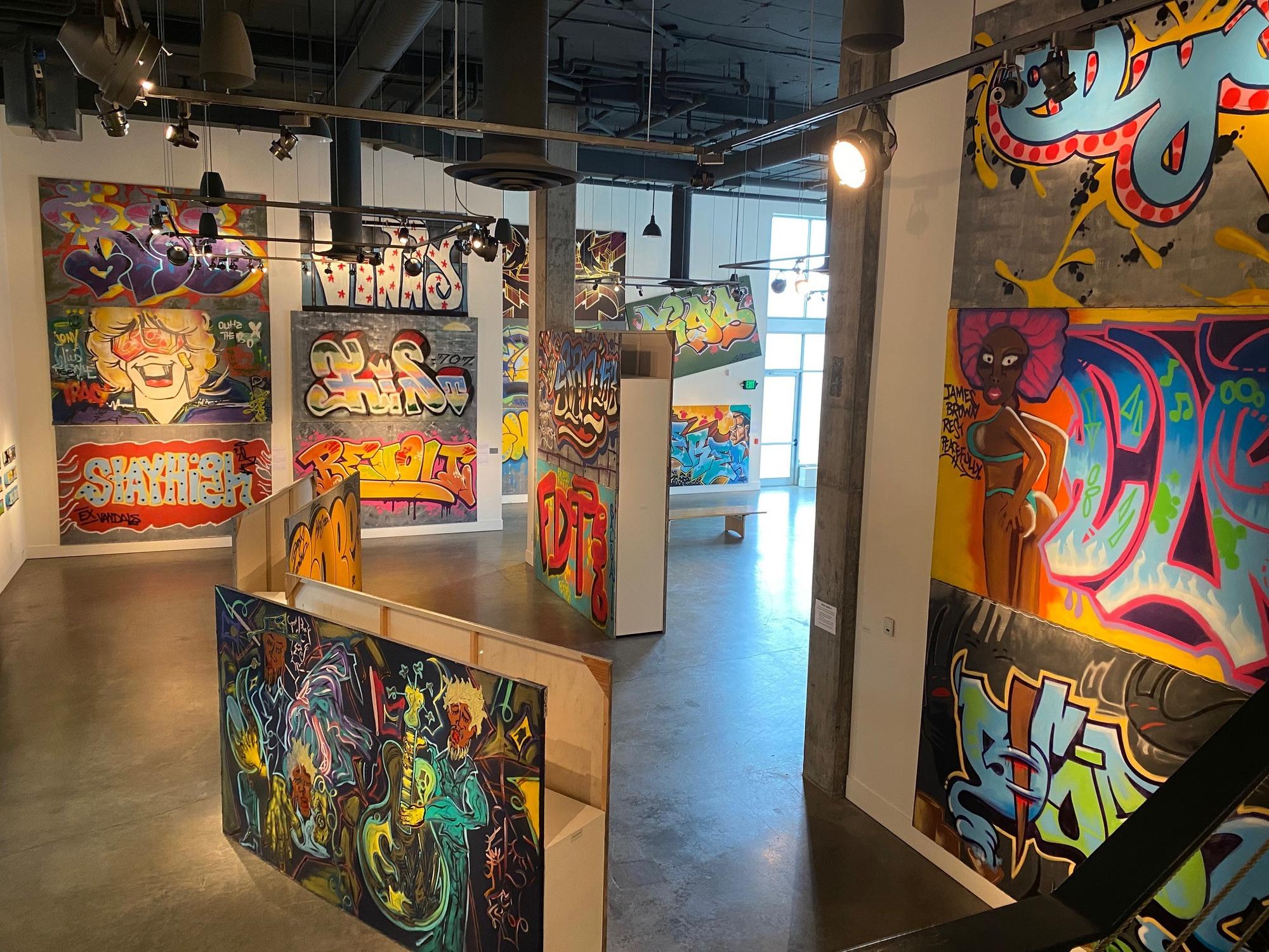 An exhibit of graffiti