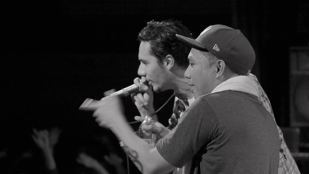 Two MCs rapping