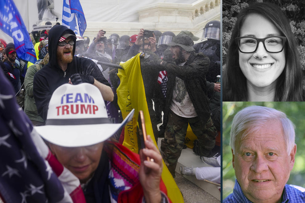 Rioters at the U.S. Capitol