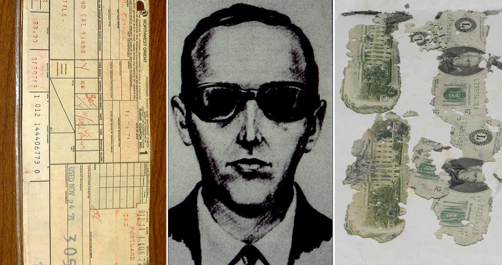 Boarding pass, artist sketch, 20 dollar bills