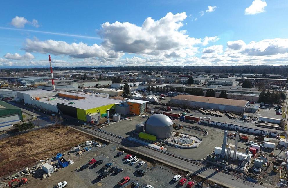 A B.C. biofuel facility that turns organic waste into compost and fuel