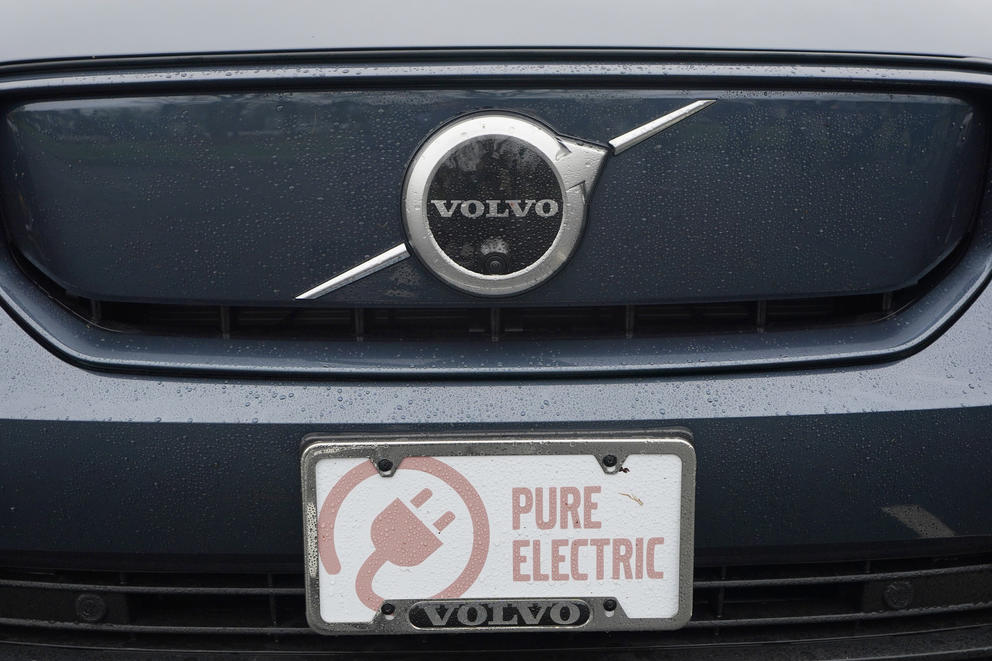 The front of a Volvo XC40