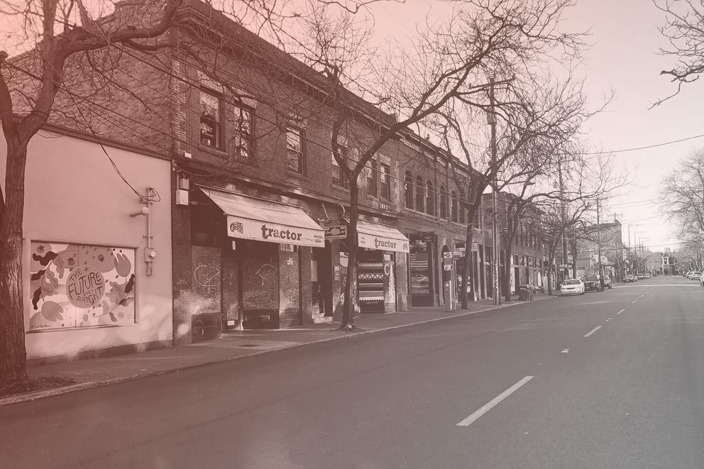 A street in Ballard
